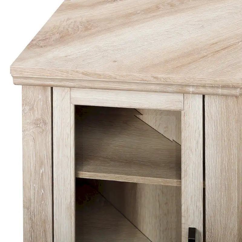 Meuble TV d'angle avec cheminée de 48 pouces