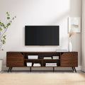 Meuble TV moderne du milieu du siècle de 70 pouces