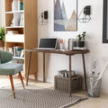 Bureau informatique contemporain à bord biseauté de 47 pouces
