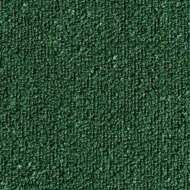 Causeuse 2 places en tissu bouclé avec oreillers