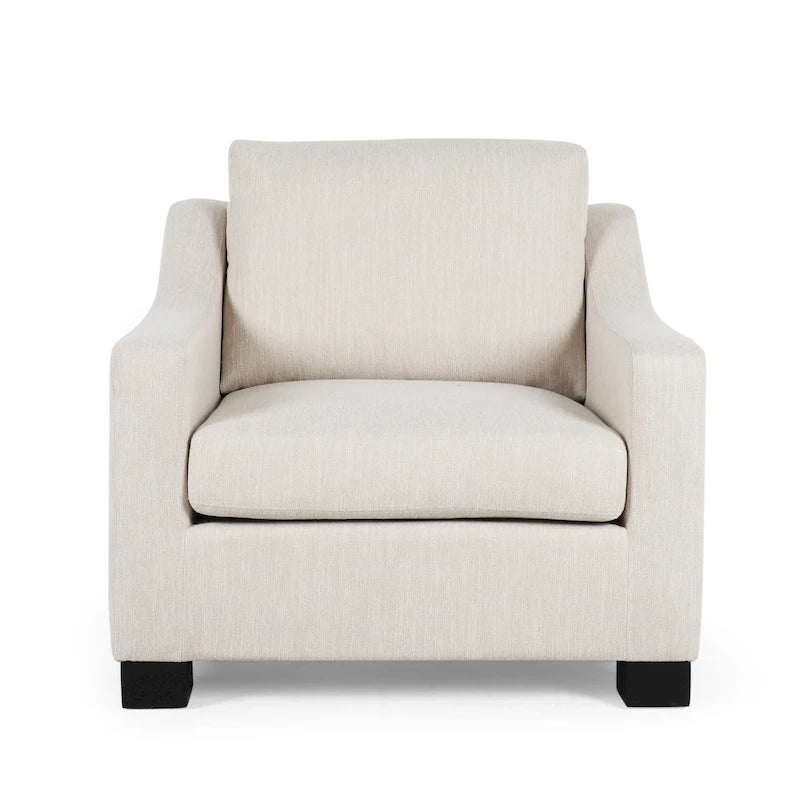 Fauteuil club contemporain rembourré
