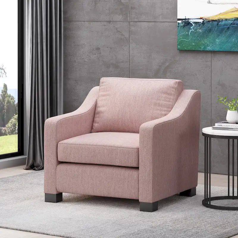 Fauteuil club contemporain rembourré