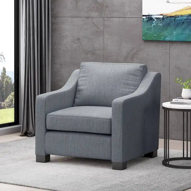 Fauteuil club contemporain rembourré