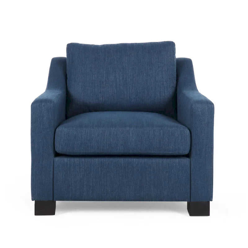 Fauteuil club contemporain rembourré