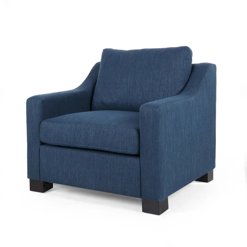 Fauteuil club contemporain rembourré