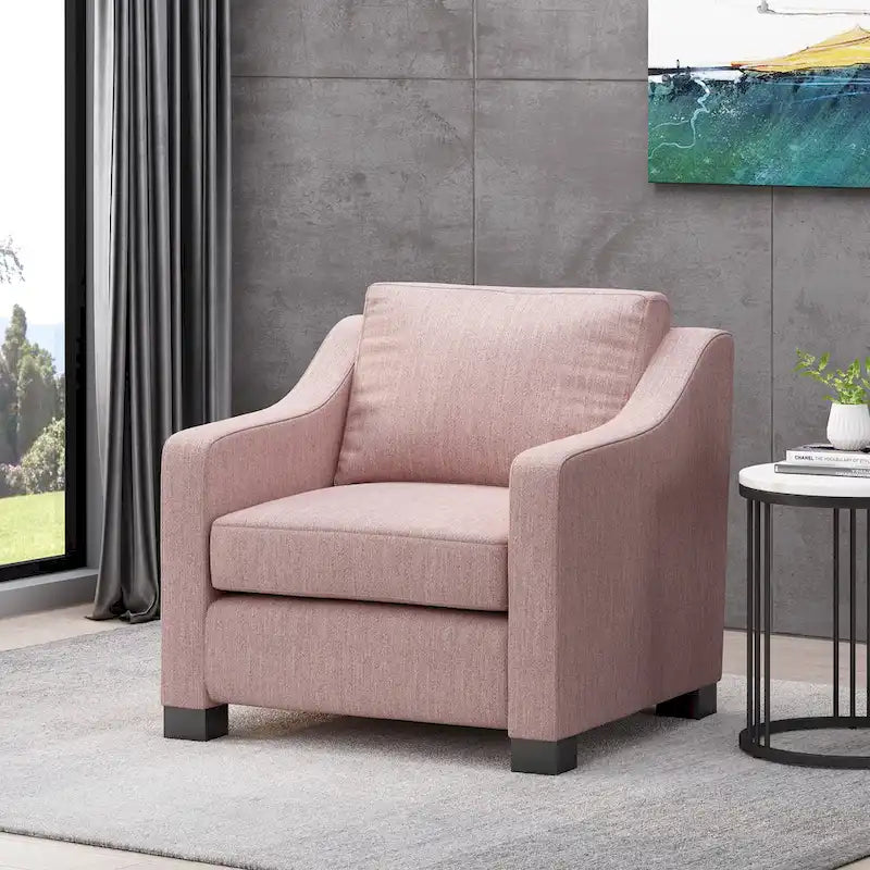 Fauteuil club contemporain rembourré