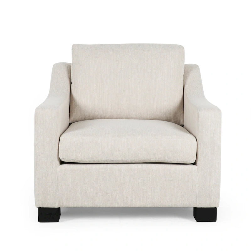 Fauteuil club contemporain rembourré