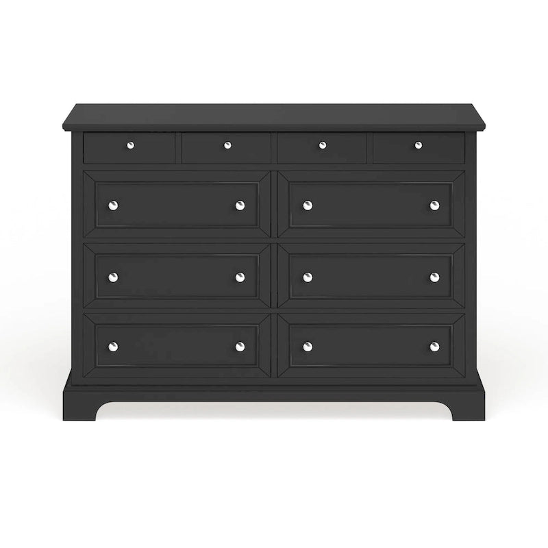 Bedford Black Wood Dresser and Optional Matching Mirror by Home Styles