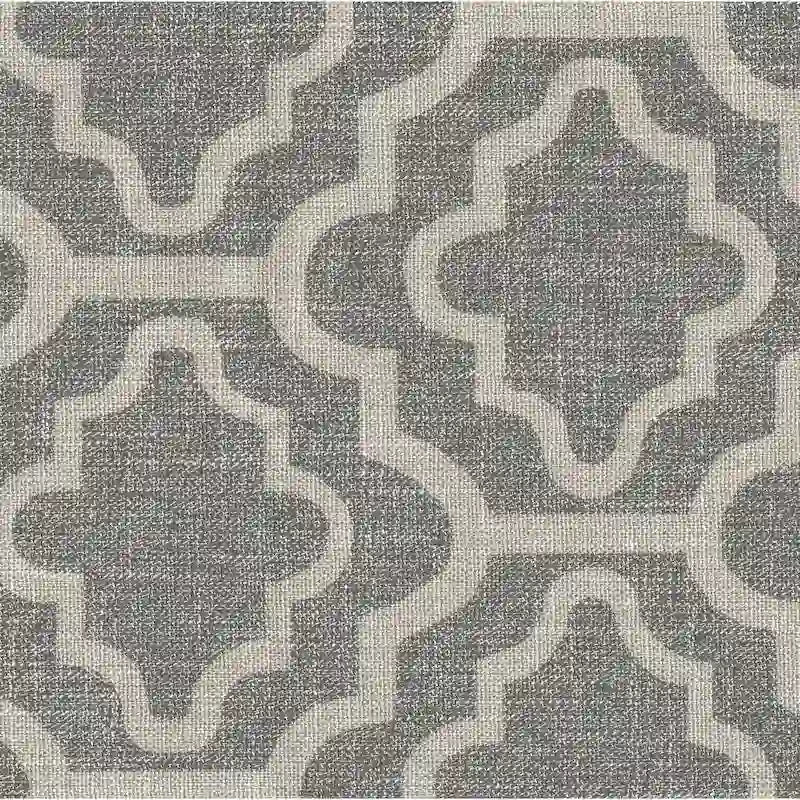 Chaise de salle à manger géométrique gris cendré (lot de 2)