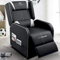 Fauteuil Inclinable de Gaming Style Course, Dossier Haut, Fauteuils Inclinables de Salon, Sièges de Cinéma