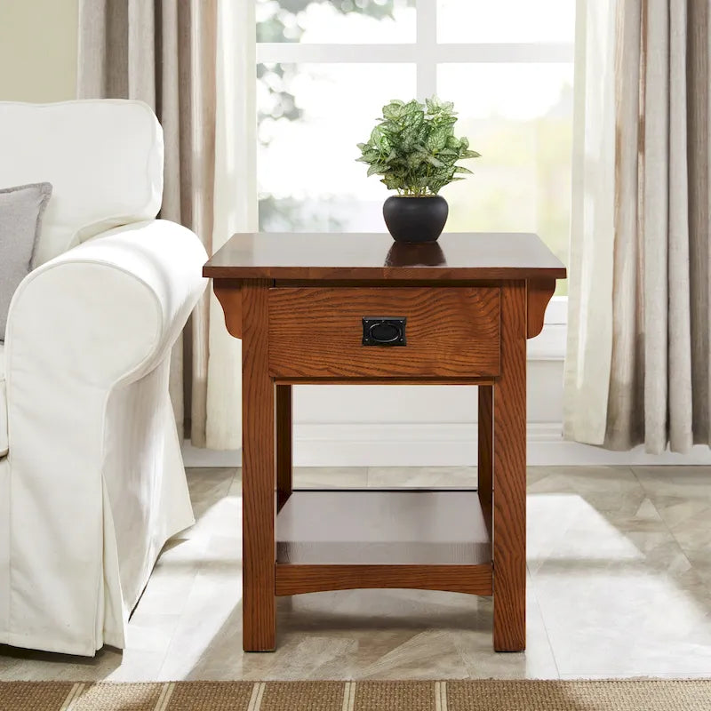 Table d'appoint avec tiroir