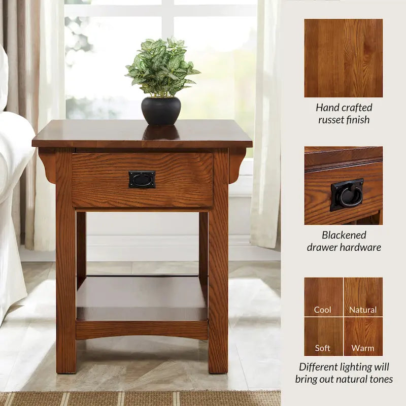 Table d'appoint avec tiroir