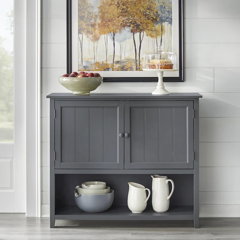 Buffet deux portes de style rustique