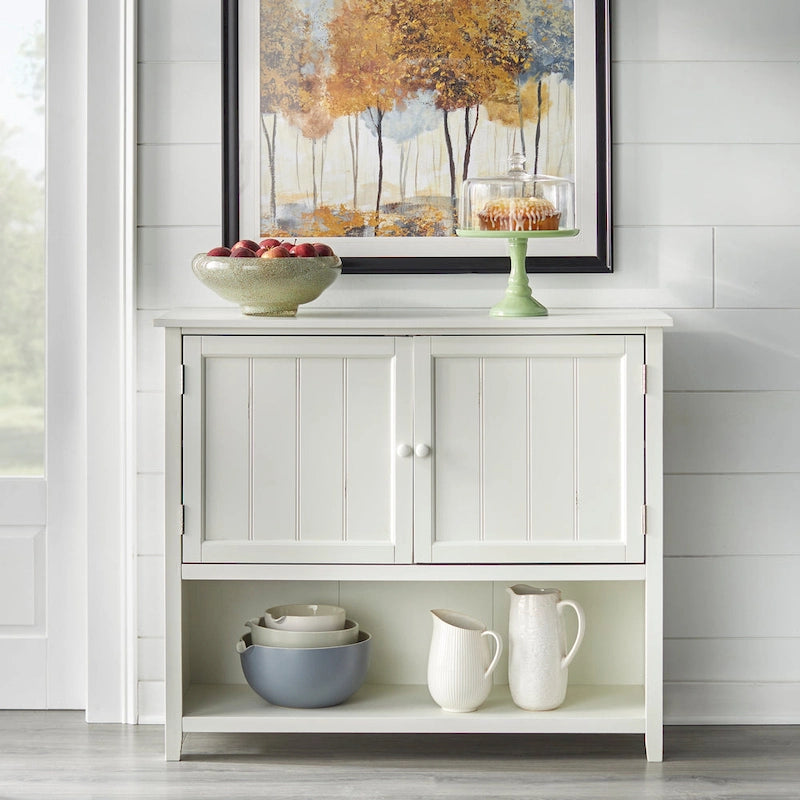 Buffet deux portes de style rustique