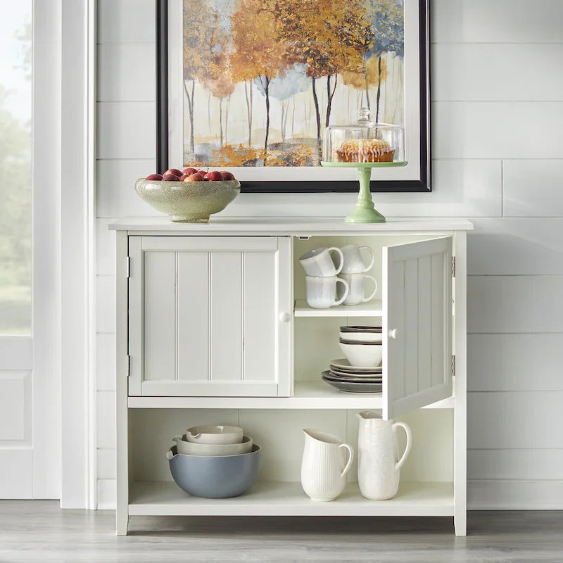 Buffet deux portes de style rustique