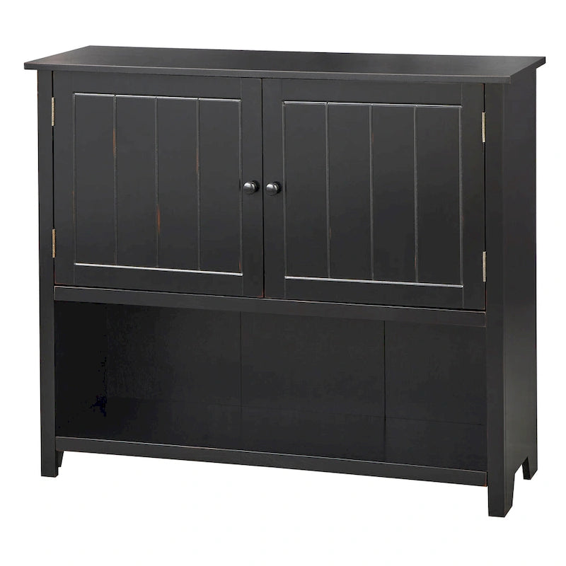 Buffet deux portes de style rustique