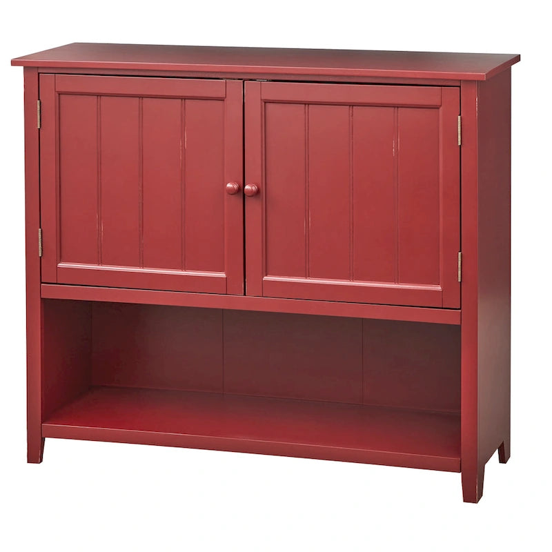 Buffet deux portes de style rustique