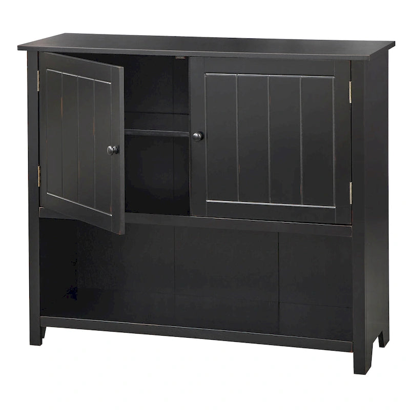 Buffet deux portes de style rustique