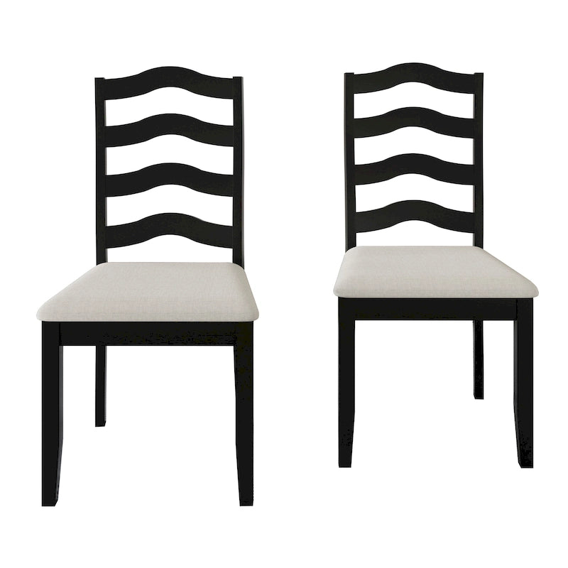 Chaises de salle à manger en bois (lot de 2)