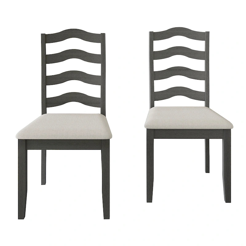 Chaises de salle à manger en bois (lot de 2)