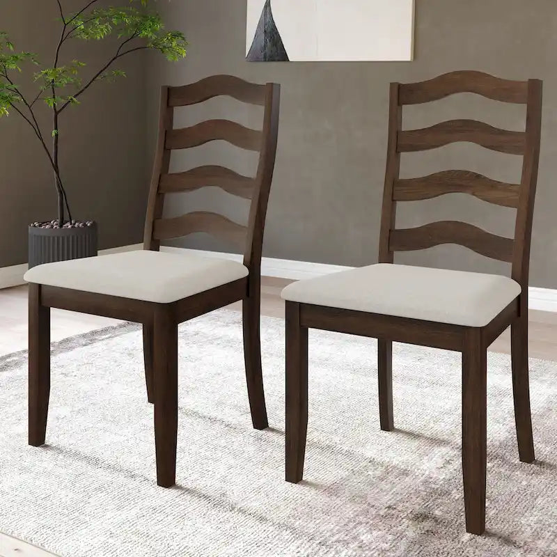Chaises de salle à manger en bois (lot de 2)