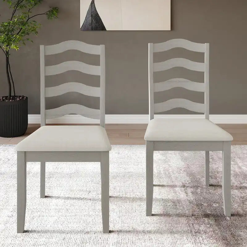 Chaises de salle à manger en bois (lot de 2)