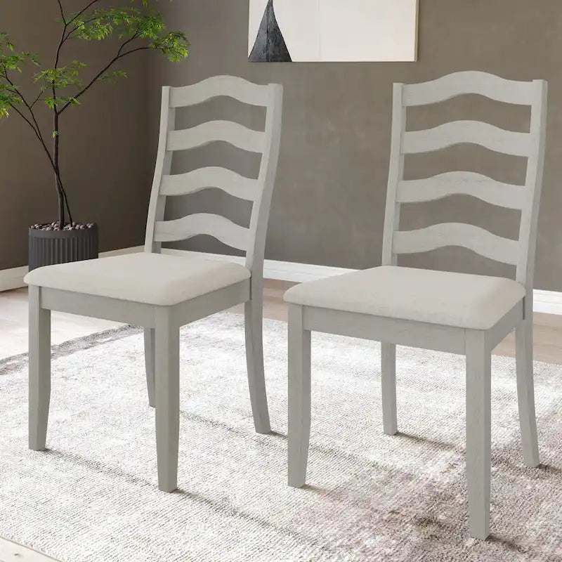 Chaises de salle à manger en bois (lot de 2)