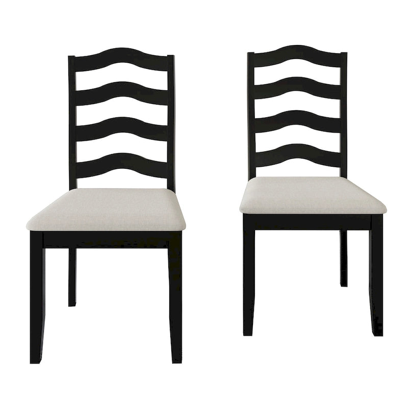 Chaises de salle à manger en bois (lot de 2)