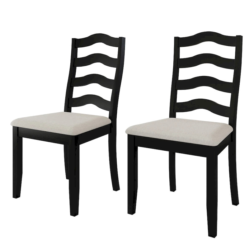 Chaises de salle à manger en bois (lot de 2)