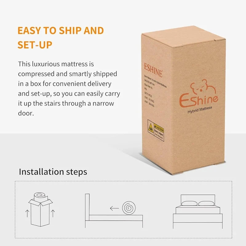 Cadre de lit réglable avec matelas hybride en mousse à mémoire de forme de 35 cm