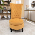 Chaise de coiffeuse à dossier haut en velours, largeur 20 po