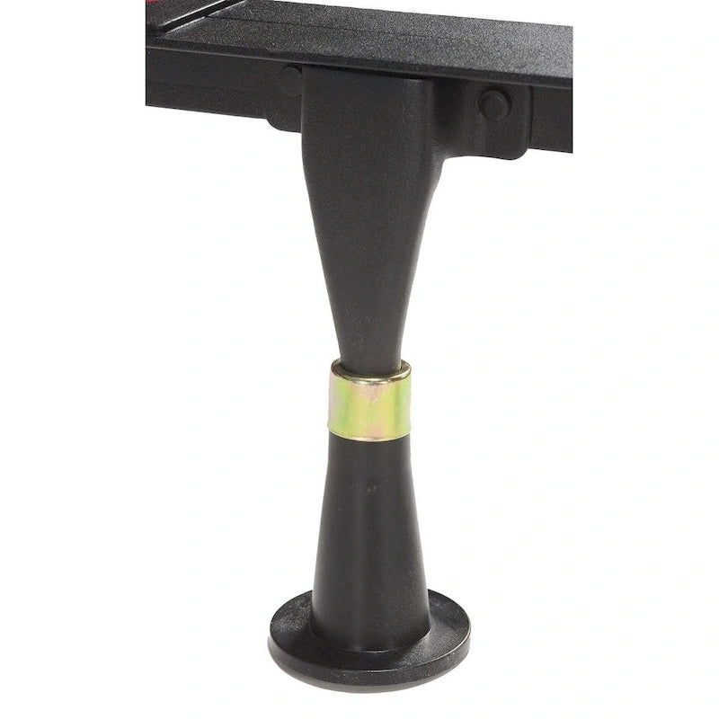 Cadre de lit Queen 7 pieds robuste avec support central et roulettes verrouillables