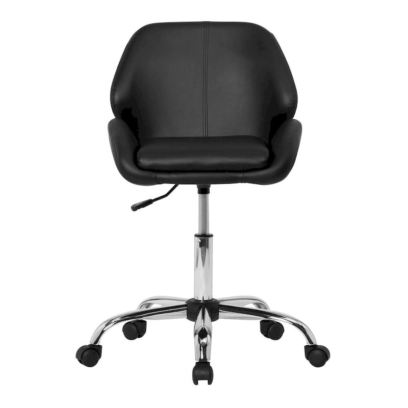 Chaise de bureau réglable en similicuir