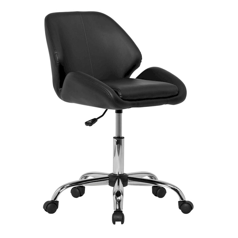 Chaise de bureau réglable en similicuir