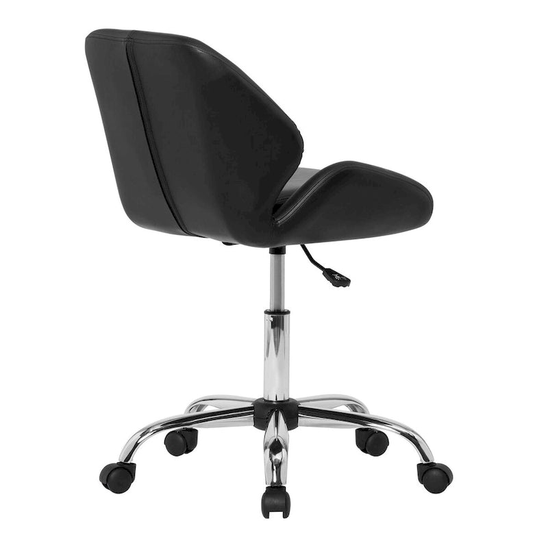 Chaise de bureau réglable en similicuir