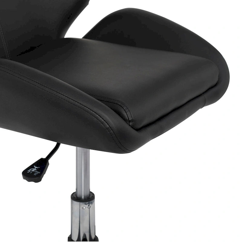 Chaise de bureau réglable en similicuir