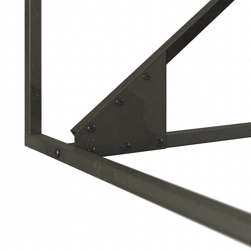 Bureau d'angle industriel en forme de L de 62W